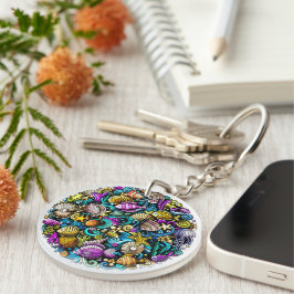 Beach Nautical Keychain Se Båda sidor