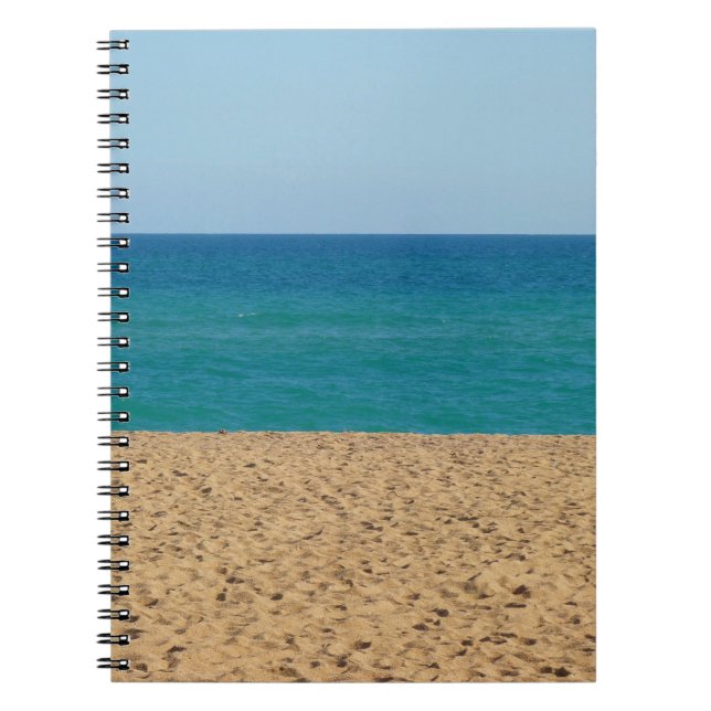 Beach, Ocean, Himlar, bärbar dator Anteckningsbok (Framsidan)