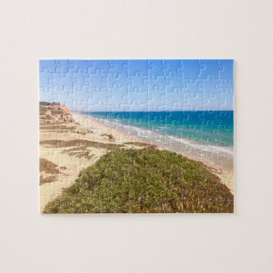 Beach Ocean Sea Blå himmel landskapet Tropisk Jigs Pussel