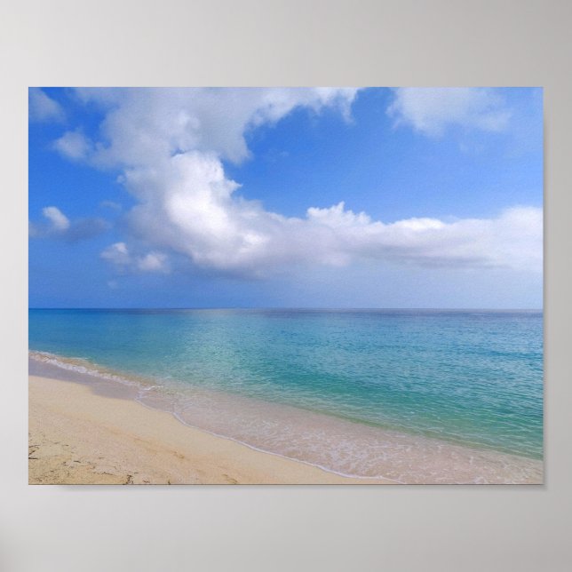 Beach Ocean Sea Photo 200 Poster (Framsidan)