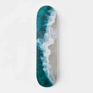 Beach Ocean Vågar Mini Skateboard Bräda 18,5 Cm