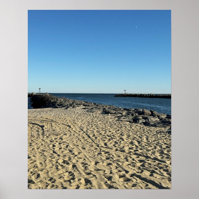 Beach Ocean Waterscape Poster (Framsidan)