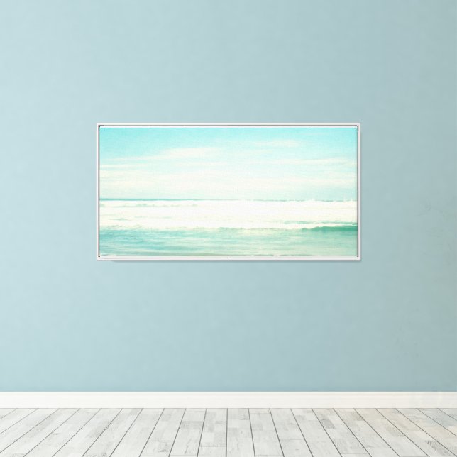 Beach Oceanen Canvastryck (Insitu (trägolv))
