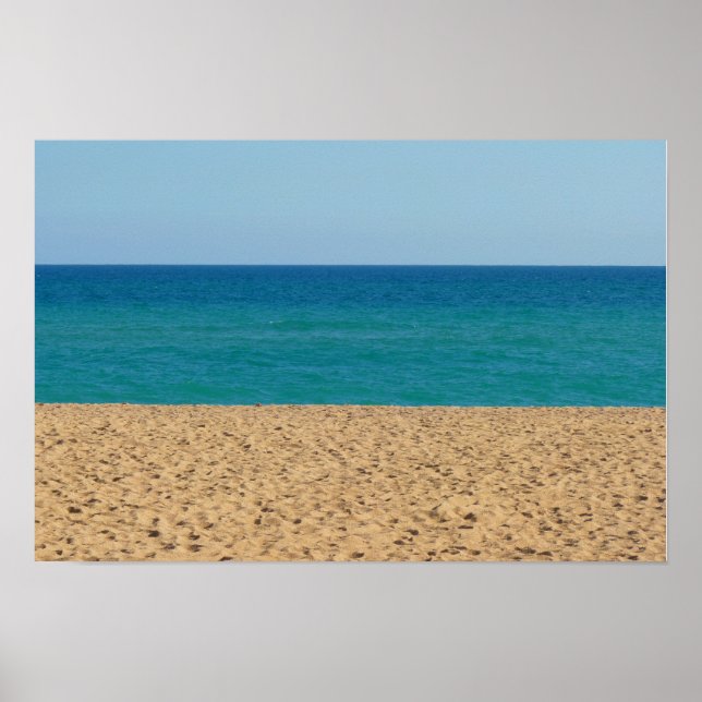 Beach, Oceanen, Himlar Poster (Framsidan)