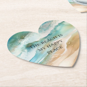 Beach Oceanen Underlägg Papper