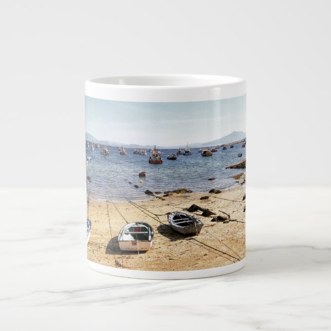 Beach och Boats Jumbo Mugg (Framsidan)