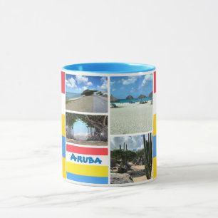 Beach och Desert Aruba Mugg