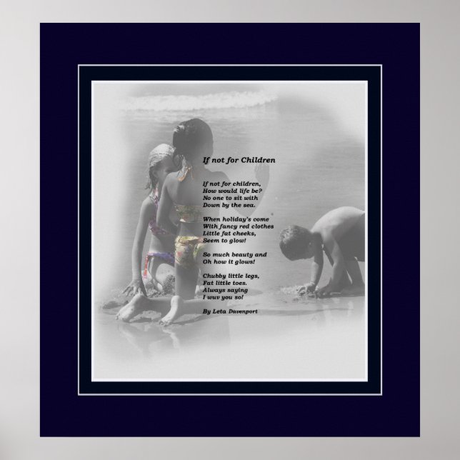 Beach och Havsdagar Poster (Framsidan)