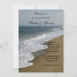 Beach och Oceanen Kust Bröllop Inbjudningar