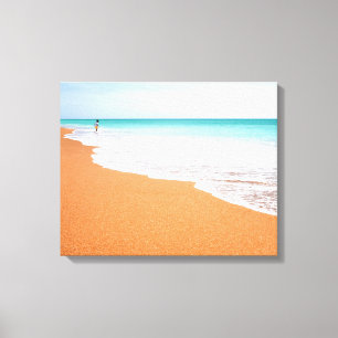 Beach och Sea Photo Canvastryck