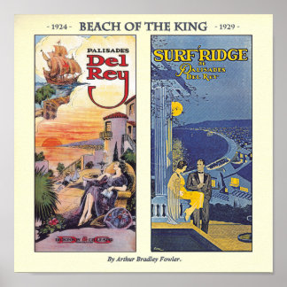 Beach of The Kung av Arthur Bradley Fowler Poster