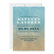 Beach Ombre-inbjudan