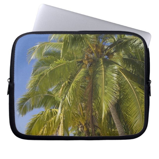 Beach on One Foot Island, Aitutaki, Cooköarna Laptop Sleeve (Framsidan)