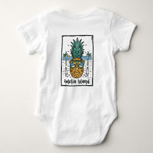 Beach på båda sidor av ön Retro Amelia T Shirt