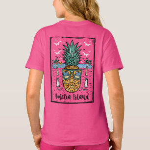 Beach på båda sidor av ön Retro Amelia T Shirt