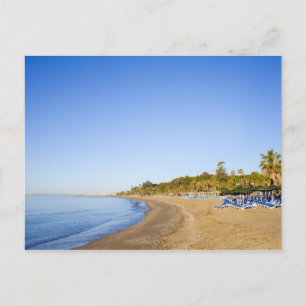 Beach på Costa del Sol i Marbella Vykort