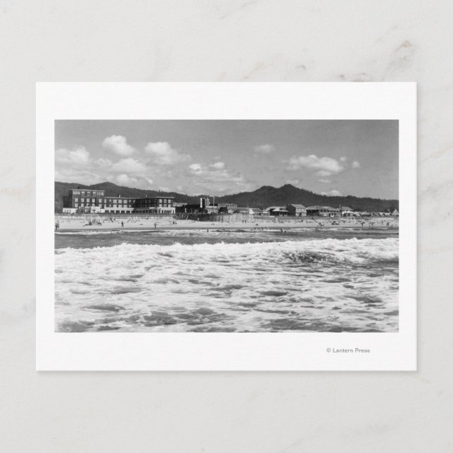 Beach på havssidan, Oregon-foto Vykort (Framsida)