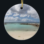 Beach på ön De Handflatan - Aruba Julgransprydnad Keramik<br><div class="desc">De Handflatan är Arubas enda allomfattande destination. Oavsett om man är familj som tittar för en dag av roligt och äventyr tillsammans eller om ett par försöker fly från den hårt ansträngda strandzonen för en viss uppmjukning och pampering, så erbjuder den här ön något för alla! Du kan gärna anpassa...</div>