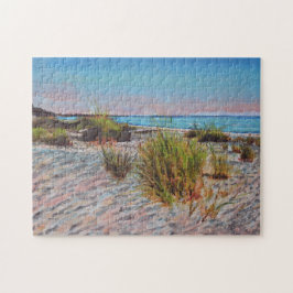 Beach Painting Florida Sand Rosa Pussel