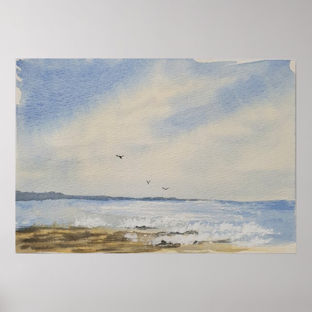 Beach Painting  Poster (Framsidan)
