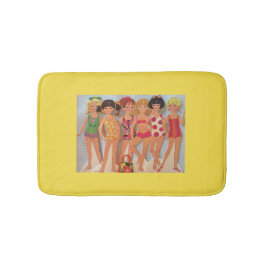 Beach Papper Doll Bath Mat Badrumsmatta