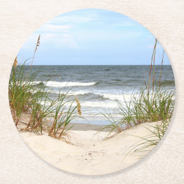 Beach Papper Underlägg (Framsidan)