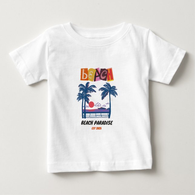 Beach Paradise T Shirt (Framsida)
