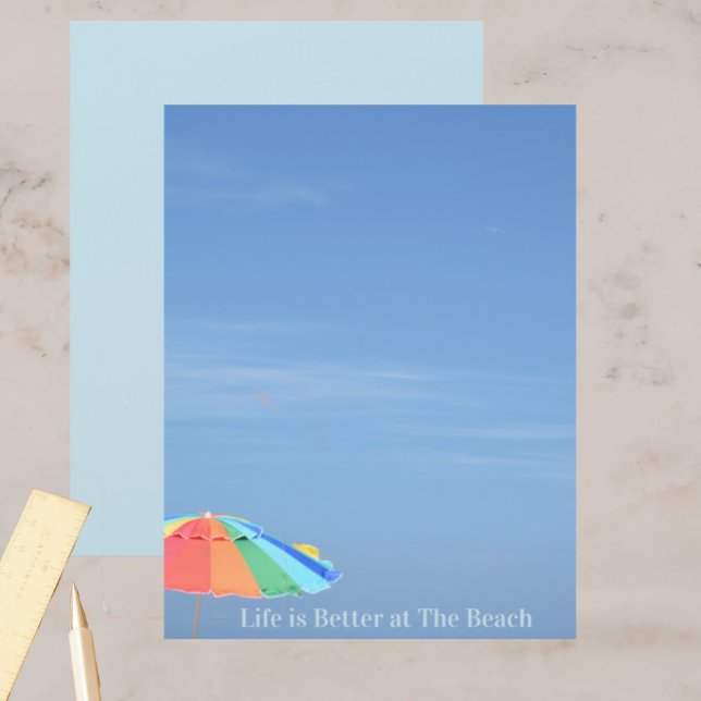 Beach Parbrella Life (Beach Parbrella Life) papper (Skapare uppladdad)