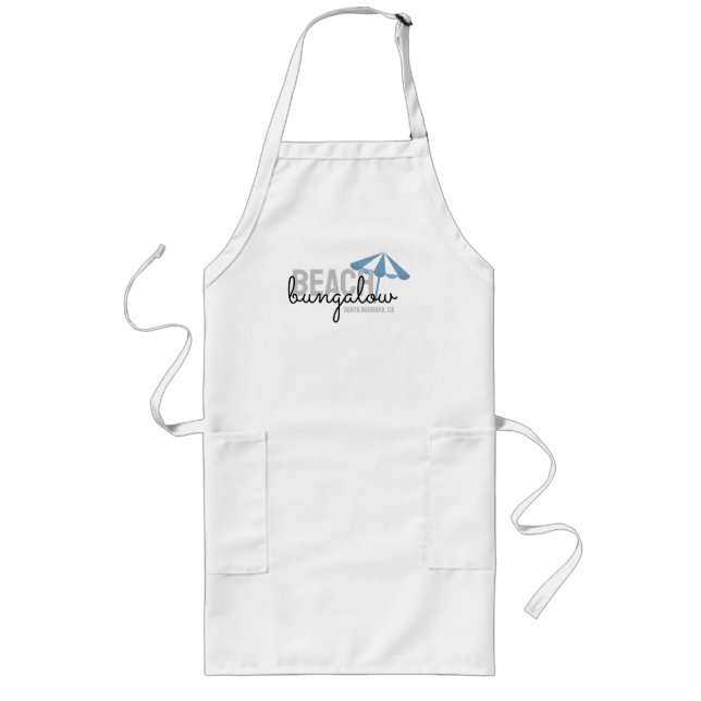 Beach Parbrella Vacation Rental - Apron Långt Förkläde (Framsidan)