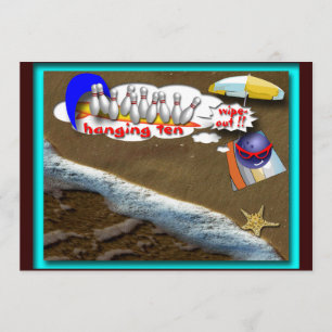 Beach Party Inbjudningar