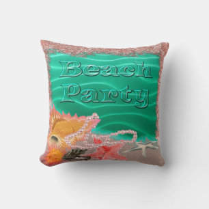Beach Party Stänk Amerikanska MoJo Pillow Kudde