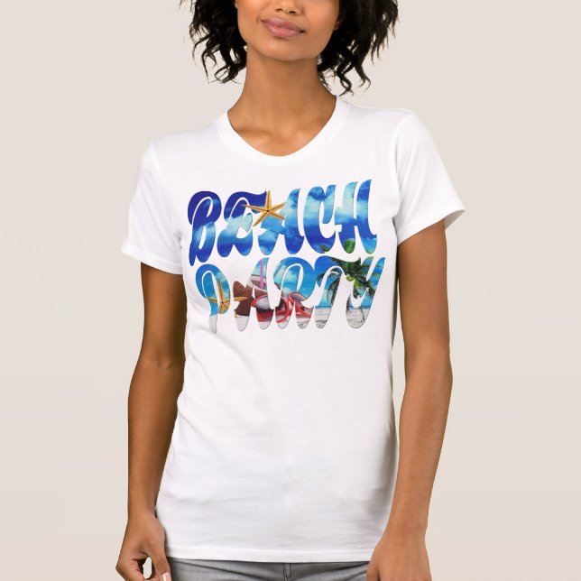 Beach Party T Shirt (Framsida)