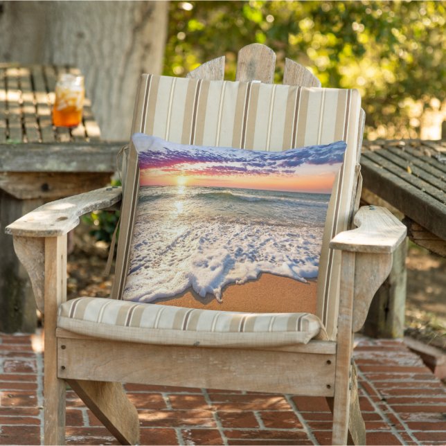 Beach Patio Sunset Kudde (Stol)