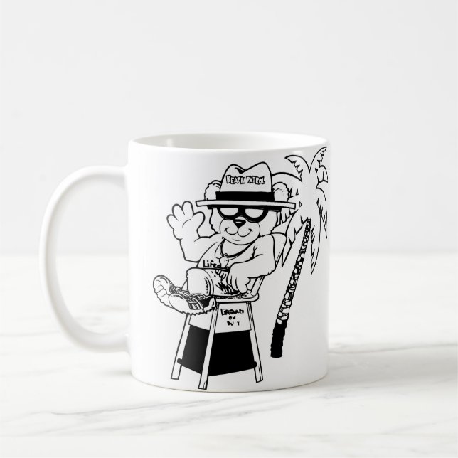 Beach Patrol Coffee Kopp (Vänster)
