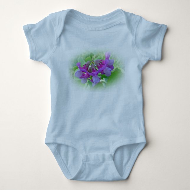 Beach Pea - Lathyrus japonicus - Wildblomma Tee (Framsida)