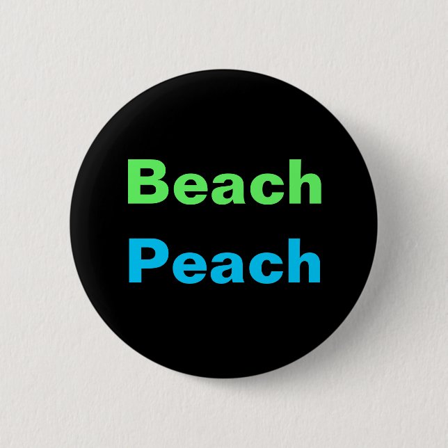 BEACH PEACH-knapp Knapp (Framsida)
