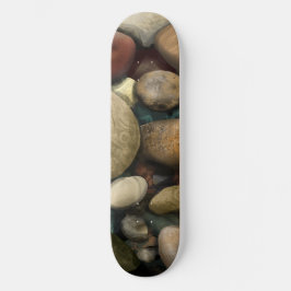 Beach Pebble Pattern Mini Skateboard Bräda 18,5 Cm
