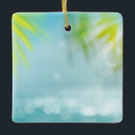 BEACH-PERFECTION JULGRANSPRYDNAD KERAMIK<br><div class="desc">perfekt,  strandperfektion,  hav,  hav,  handflatan träd,  tropiska,  utomhus,  berg,  valentines day,  skunk,  rosa blomma,  skript,  kalligrafi,  dekorativt typsnitt,  anpassningsbar monogram,  personlig brev,  alfabet,  rand,  gåvor till henne,  anpassningsbar-gåvor,  personlig-presenter</div>