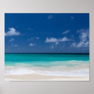 Beach Photo Caribbean Tropical Paradise Poster