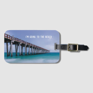 Beach Photo Gift med reseoffert Bagagebricka