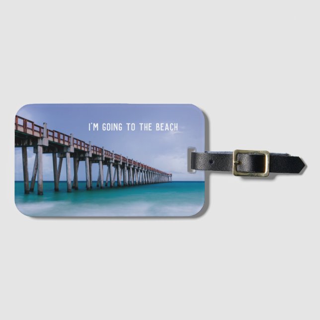 Beach Photo Gift med reseoffert Bagagebricka (Framsida horisontal)