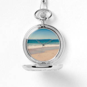 Beach Photo Ocean Blue Scenia Armbandsur