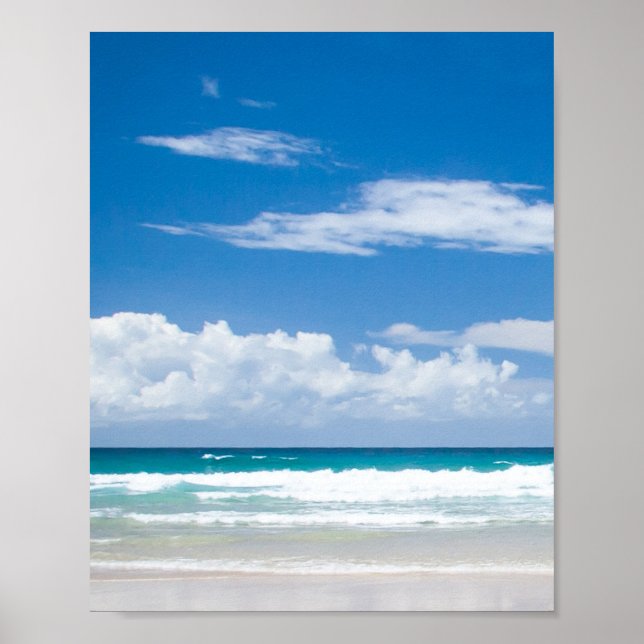 Beach Photograph Poster (Framsidan)
