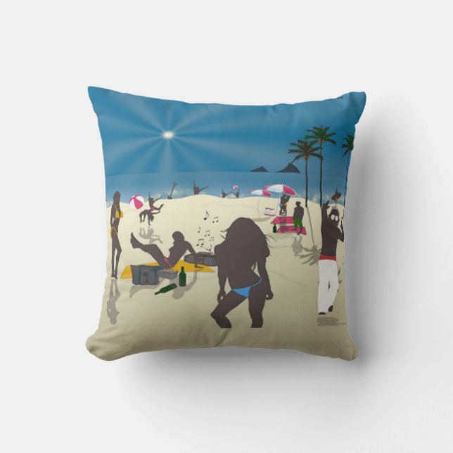 Beach Pillow Kudde (Framsida)