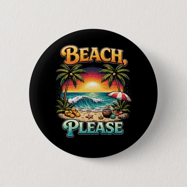 Beach, Please Knapp (Framsida)