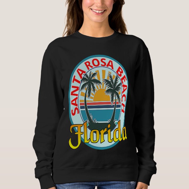 Beach Please Santa Rosa Beach Florida Beach Spring T Shirt (Framsida)
