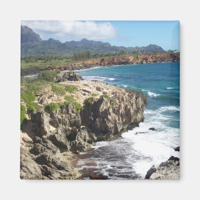 Beach, Po'ipu Magnet (Framsidan)