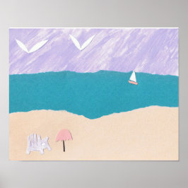 Beach-Poster Poster