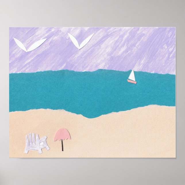 Beach-Poster Poster (Framsidan)