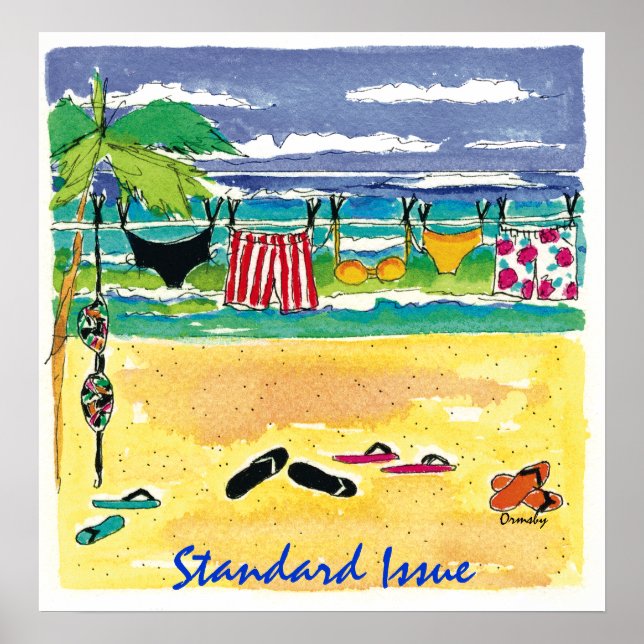 Beach-poster Poster (Framsidan)